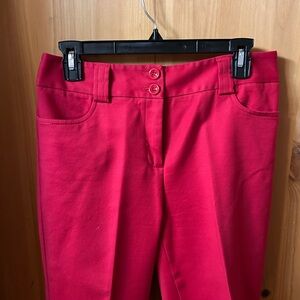 Rafaella Bold Red Trousers